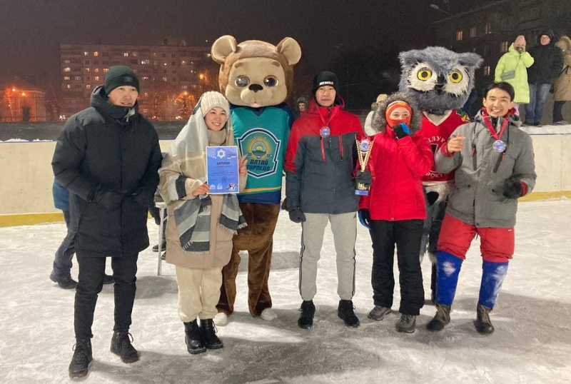 Команда ГАГУ - чемпион соревнований по конькобежному спорту