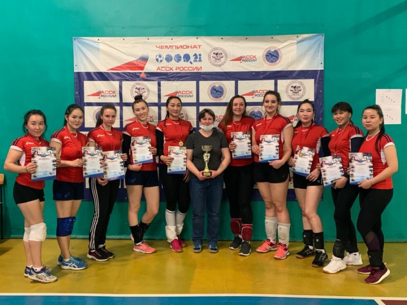 Победа в соревнованиях по волейболу среди учебных заведений г. Горно-Алтайска