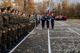 В ГАГУ прошло торжественное открытие Военного учебного центра